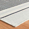 Gunner Stripe Grey Machine Washable Rug WASHABLE