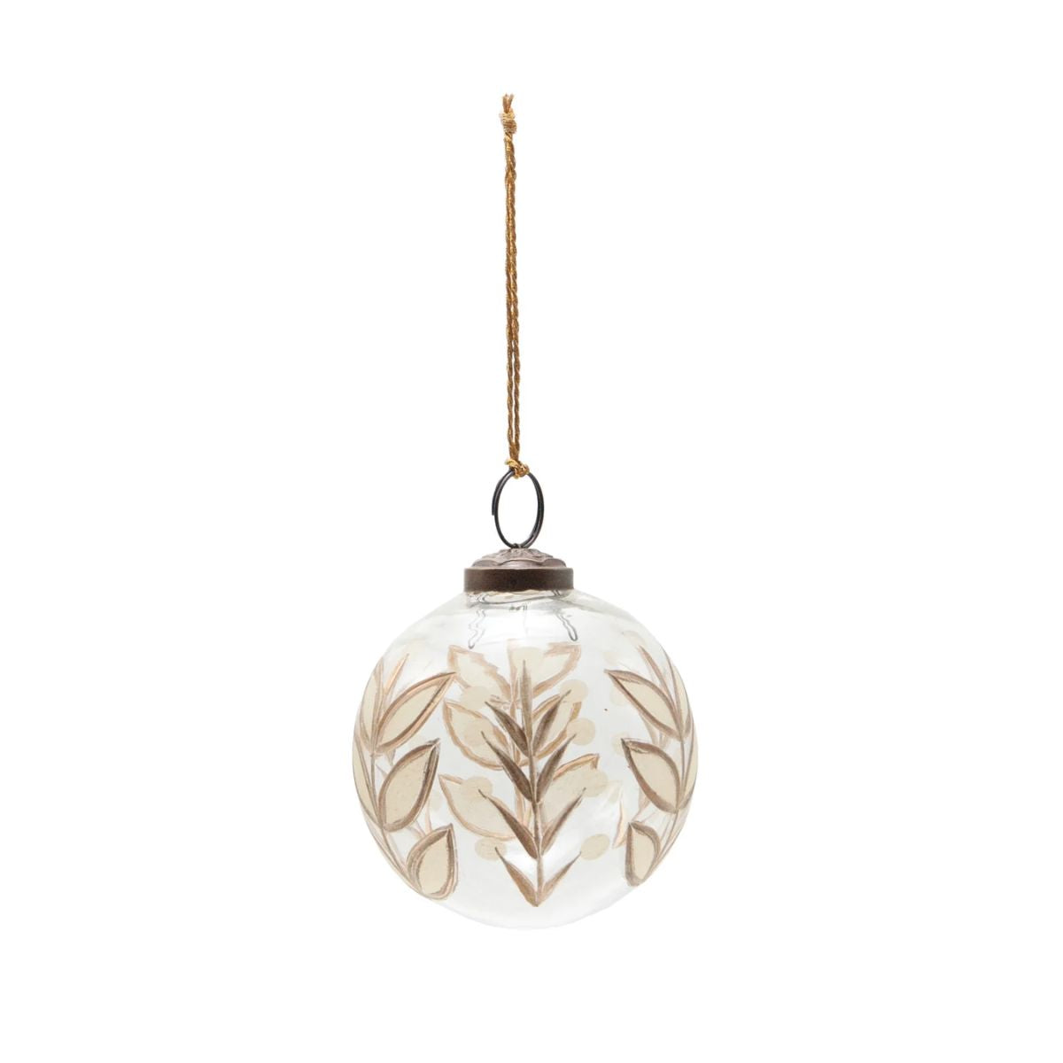 Hand-painted Glass Ornament Objects & Accents