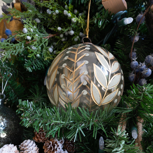 Hand-painted Glass Ornament Objects & Accents