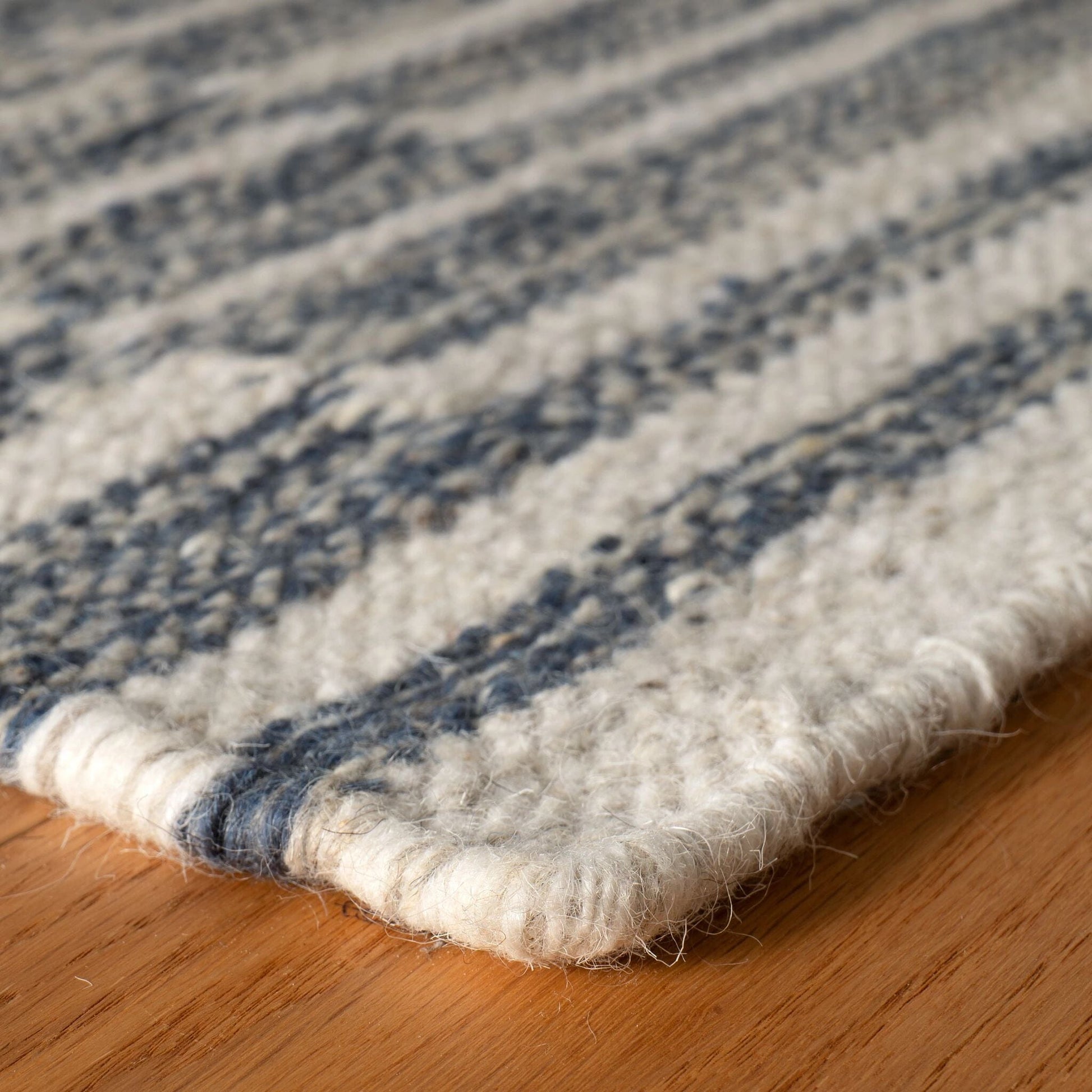 Heights Denim Handwoven Wool Rug Rugs
