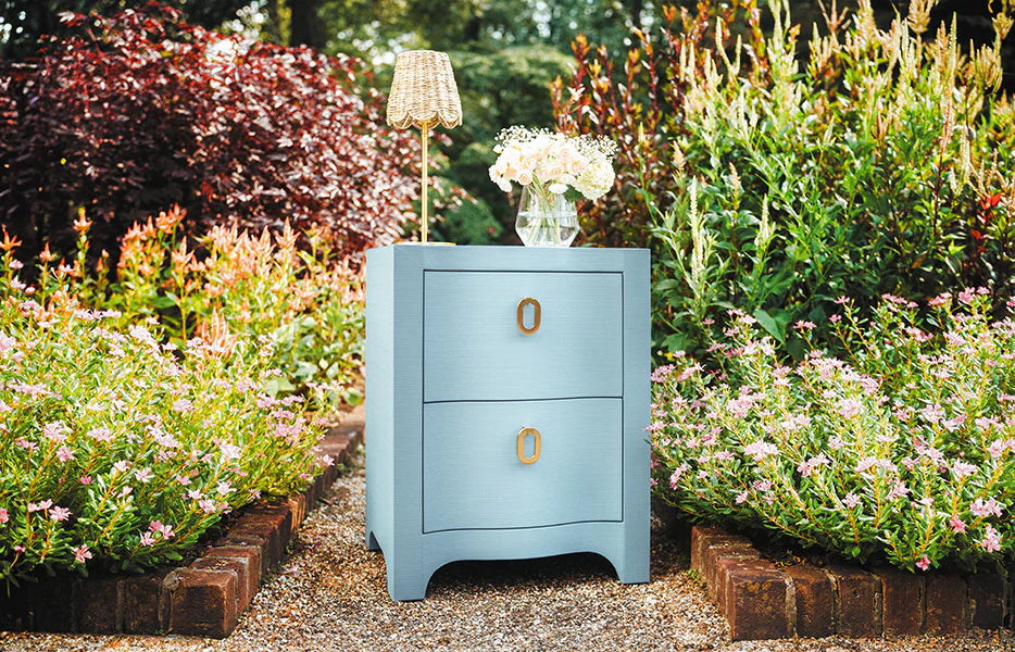 Helena Side Table - Light Blue Cabinets & Chests