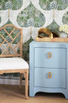 Helena Side Table - Light Blue Cabinets & Chests