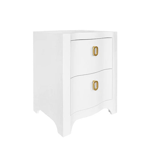 Helena Side Table - White Cabinets & Chests