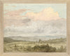 Hudson River School- Clouds, Hudson Valley C. 1870- Canvas on Board Framed Art