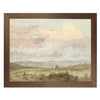 Hudson River School- Clouds, Hudson Valley C. 1870- Canvas on Board Framed Art