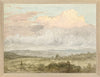 Hudson River School- Clouds, Hudson Valley C. 1870- Canvas on Board Framed Art