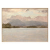 Hudson River School- Lake Katahdin C. 1870- Framed Canvas Framed Art