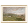 Hudson River School- Summer View, Hudson Valley 1870- Glass Framed Framed Art