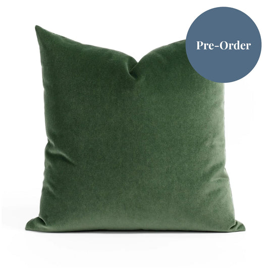 Jungle Green Prima Velvet Pillows