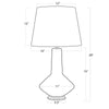 Kayla Ceramic Table Lamp Table Lamps