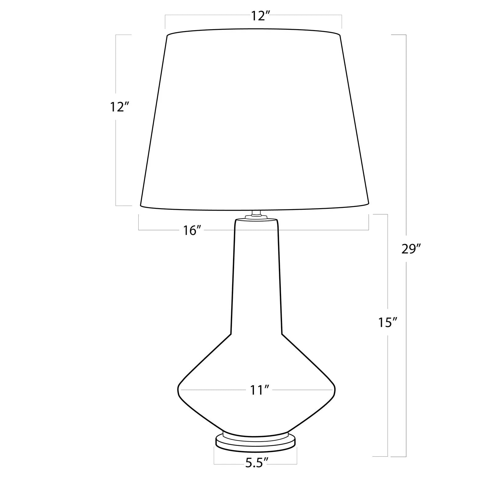Kayla Ceramic Table Lamp Table Lamps