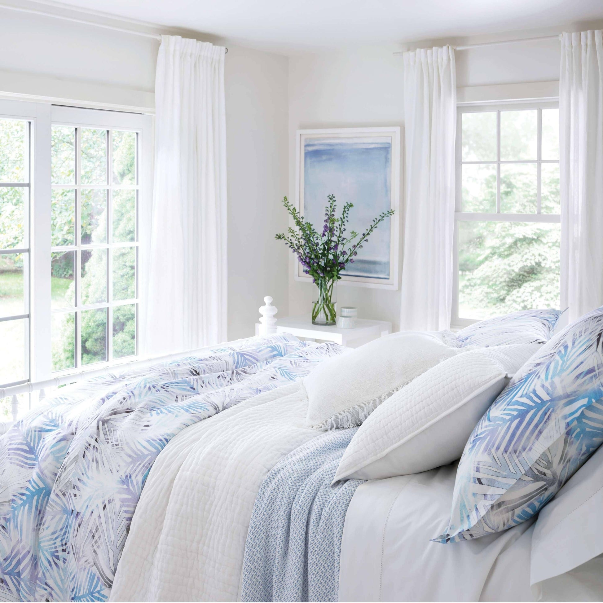 Lana Voile White Quilt Comforters, Quilts & Coverlets