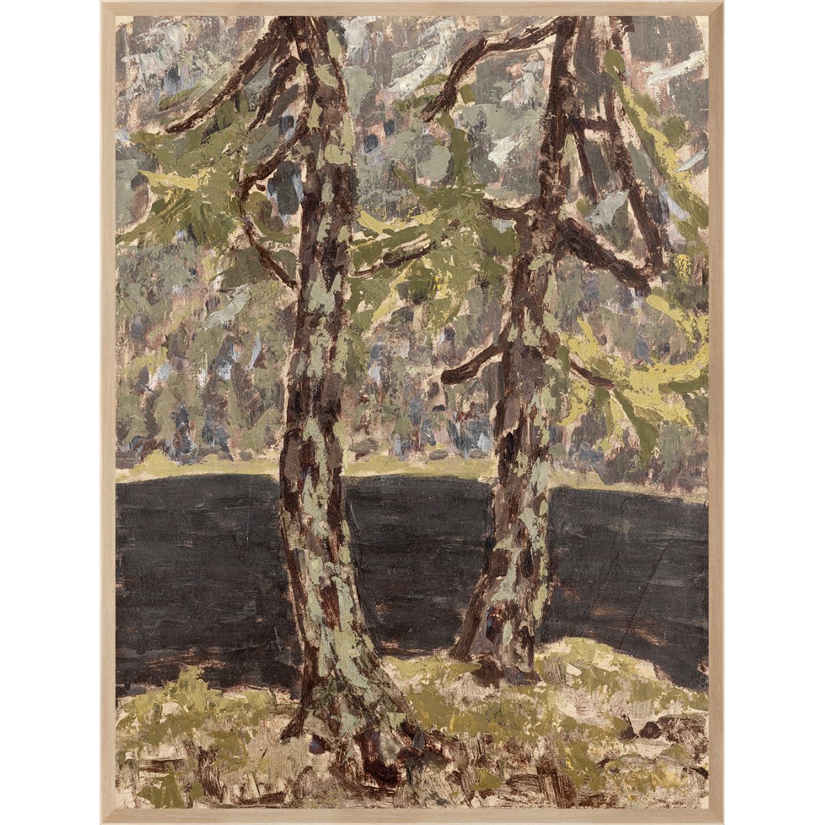 Larch Trees C. 1914 Framed Art