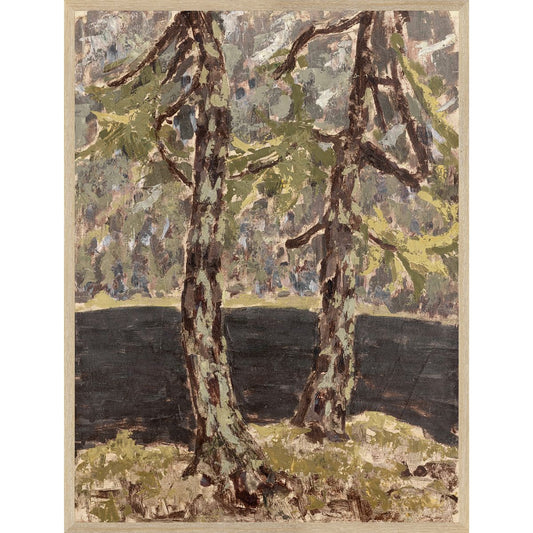 Larch Trees C. 1914 Framed Art