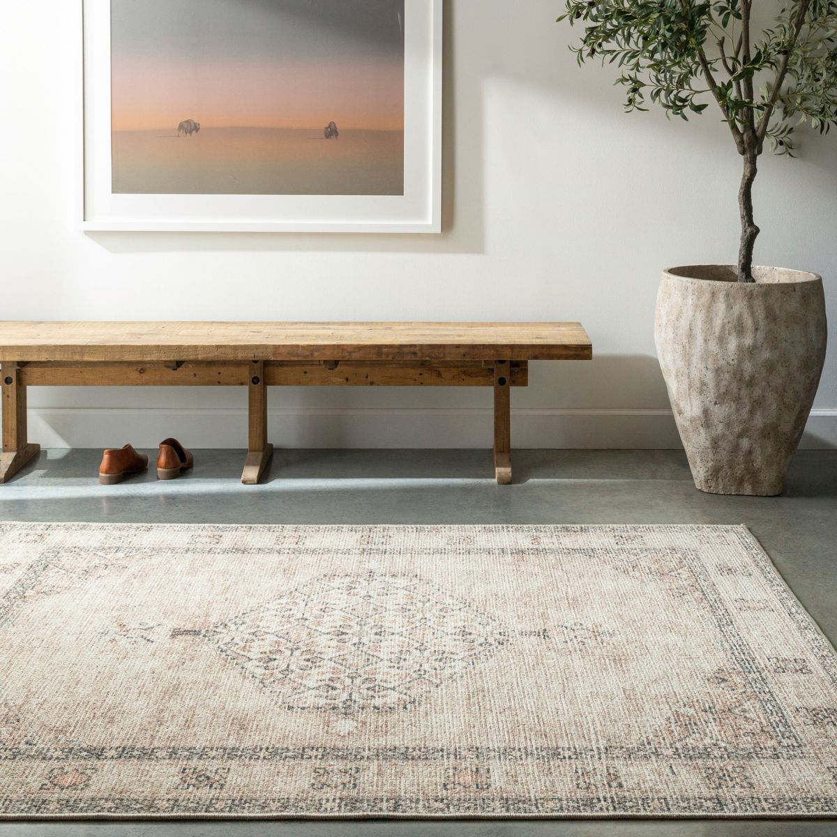 Lila Woven Rug - Off-white Rugs