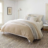 Linen Chenille Stripe Duvet Cover Duvet Covers
