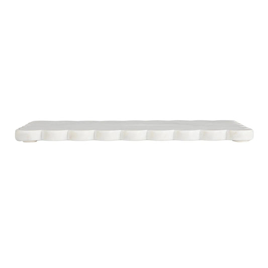 Marble Scalloped Edge Board Marble Accessories