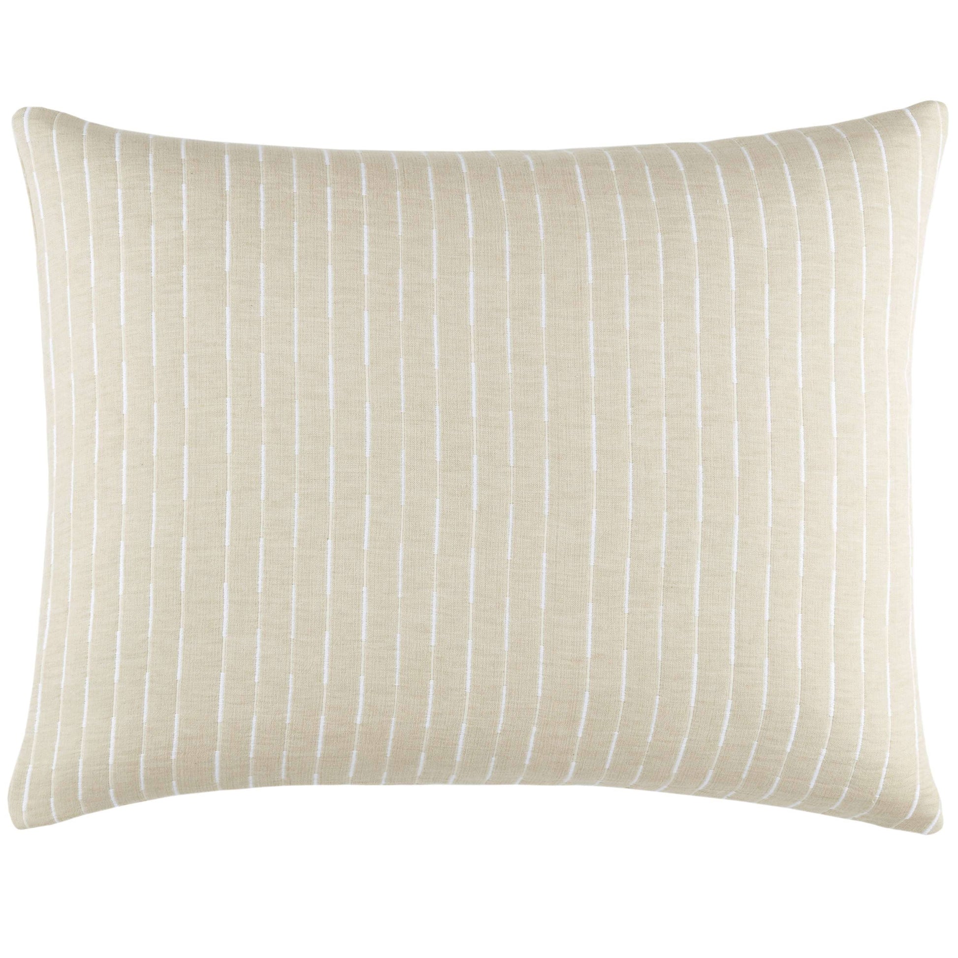 Marino Natural/Ivory Matelasse Sham Shams & Pillowcases