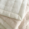 Marshmallow Fleece Ivory Puff Comforters, Quilts & Coverlets