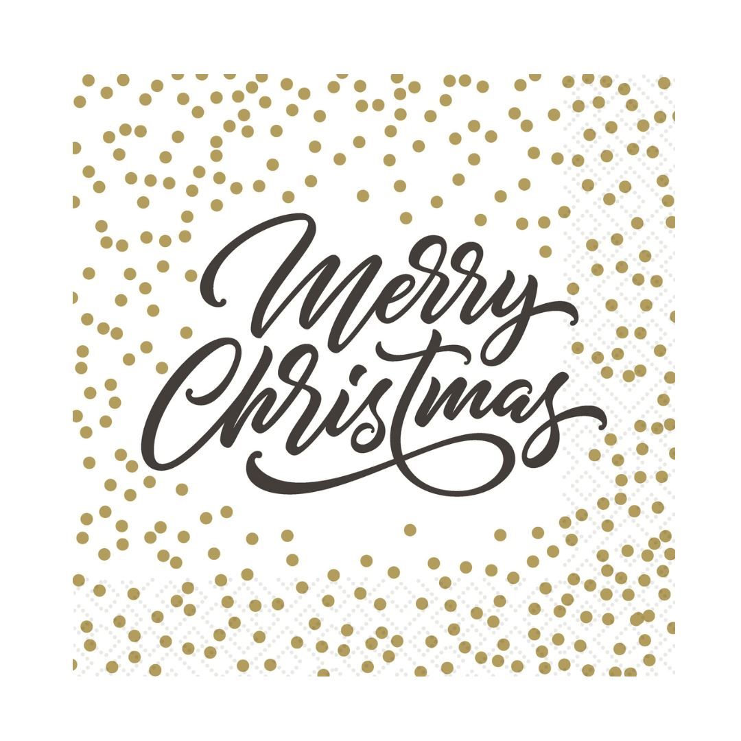 Merry Christmas Napkins Linens