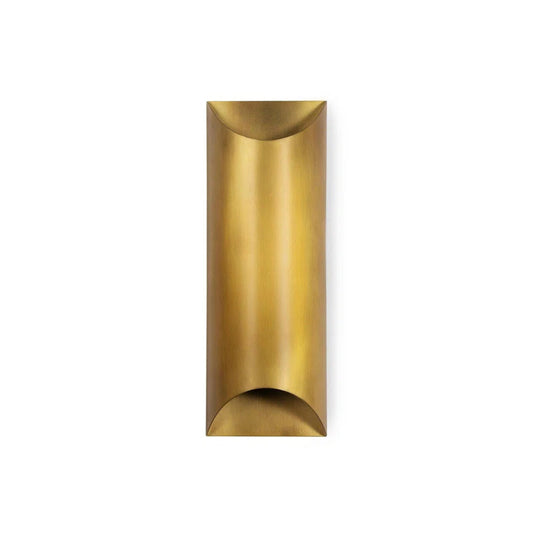 Meyer Metal Sconce Wall Sconces Natural Brass