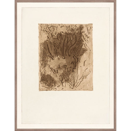 Mezzotint Composition I C. 1919 Framed Art