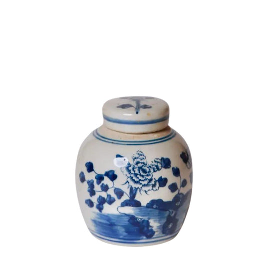 Mini Peony Ginger Jar Vases, Planters & Jars