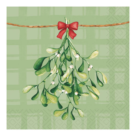 Mistletoe- Luncheon Napkin Kitchen