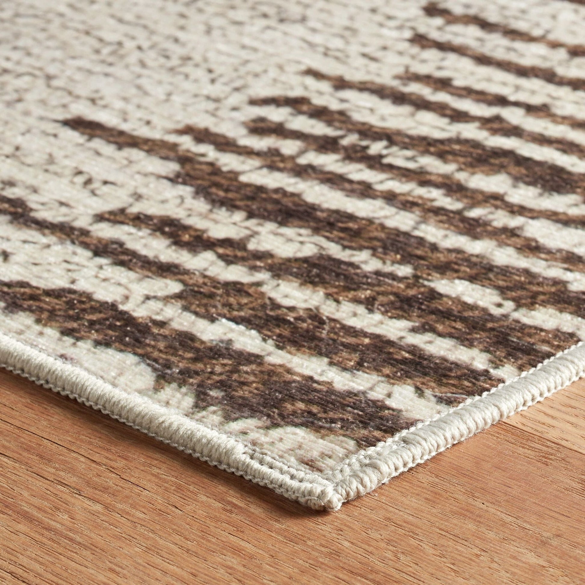 Moss Russet Machine Washable Rug Machine Washable Rug