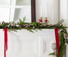 Myrtle Branch with Red Berries Greenery