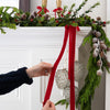 Myrtle Branch with Red Berries Greenery