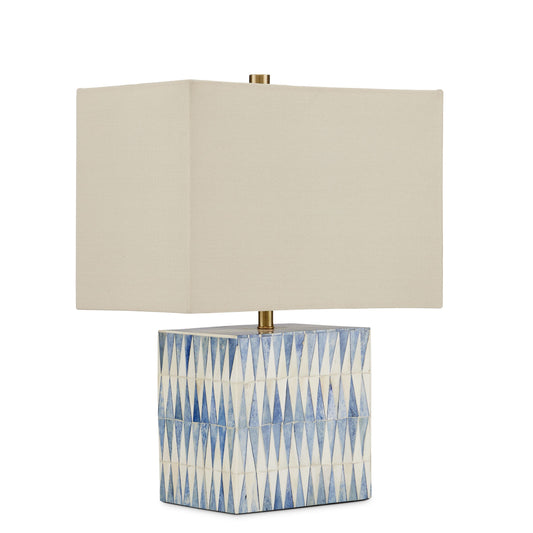 Nadene Blue & White Table Lamp Table Lamps