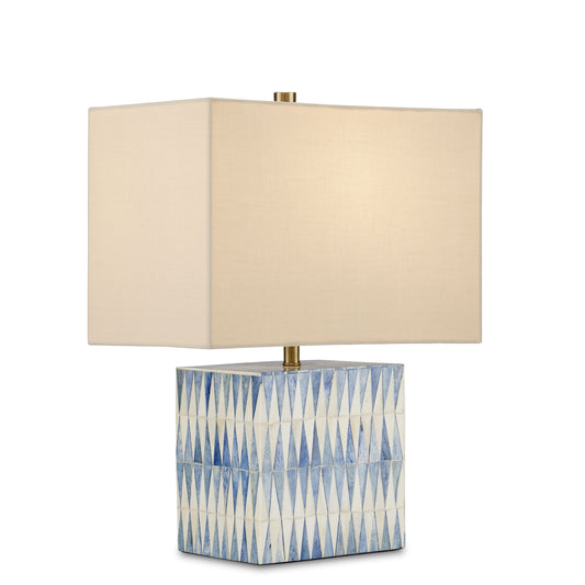 Nadene Blue & White Table Lamp Table Lamps