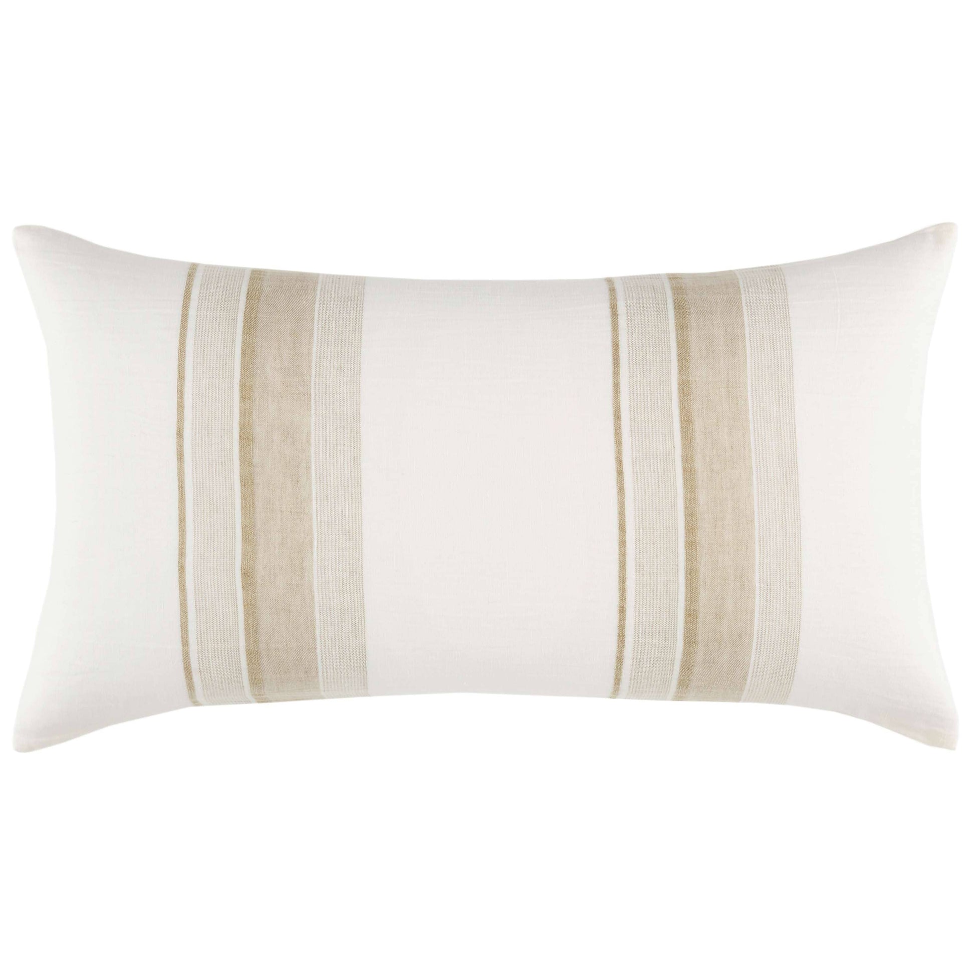 Napa Stripe Linen Natural Sham Shams & Pillowcases