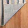 Nimes Ticking Neutral Machine Washable Rug WASHABLE