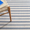 Nimes Ticking Neutral Machine Washable Rug WASHABLE