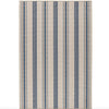 Nimes Ticking Neutral Machine Washable Rug WASHABLE