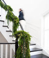 Norfolk Thick Pine Garland 72" Greenery