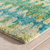 Paint Chip Moss Hand Micro Hooked Wool Rug Rugs