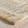 Paint Chip Natural Hand Micro Hooked Wool Rug Rugs