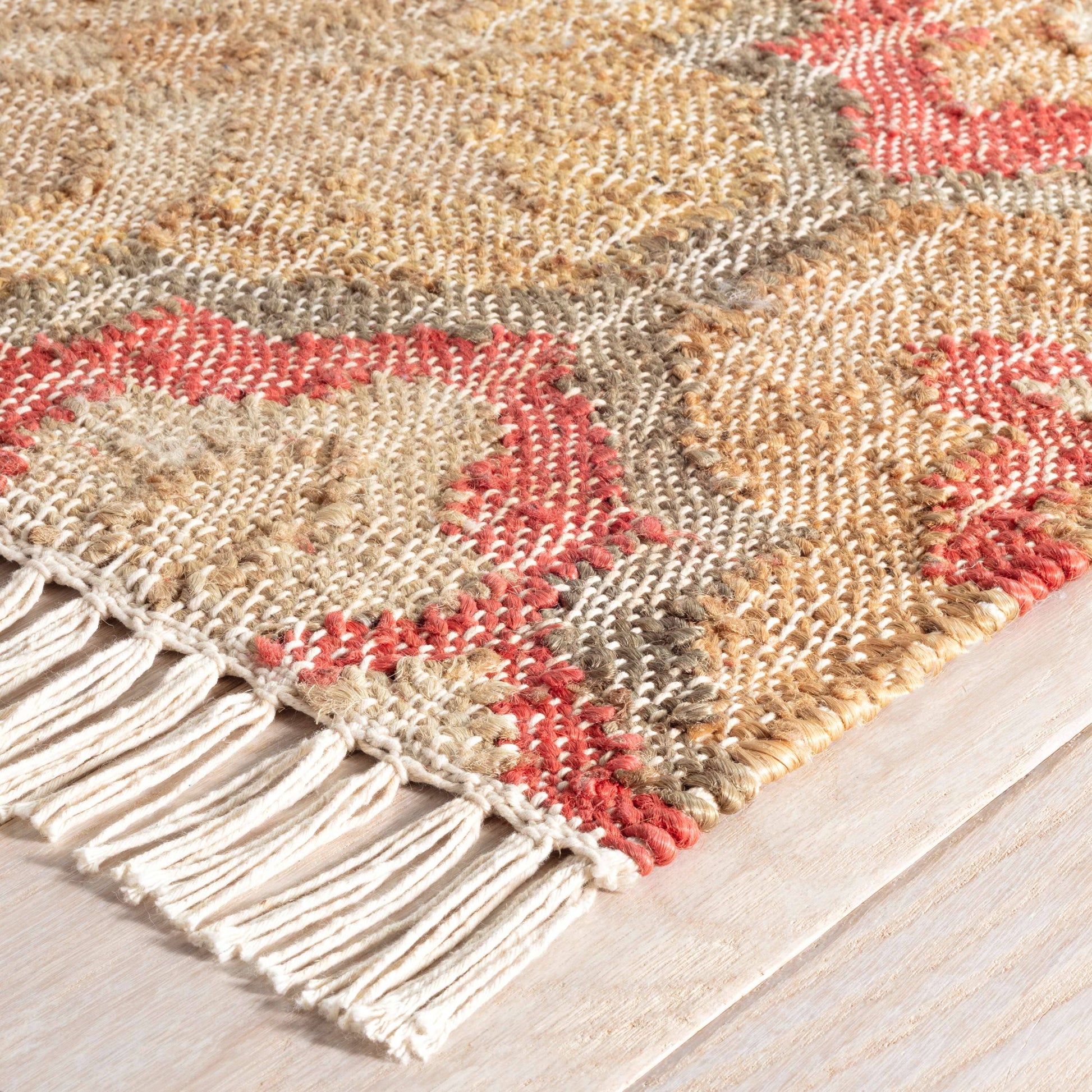 Pali Multi Handwoven Jute Rug Rugs