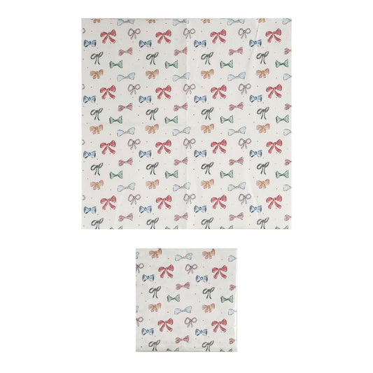 Paper Napkins with bows Objects & Accents