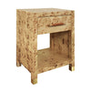 Pelham Burl Wood Side Table Accent Tables
