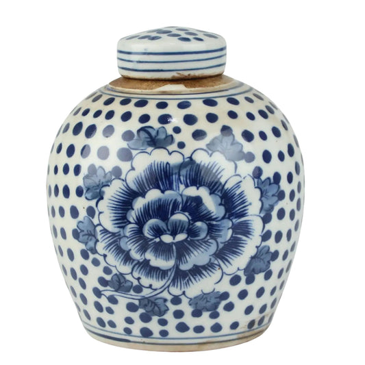 Peony Dot Ginger Jar Vases, Planters & Jars