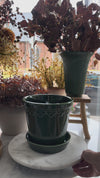 Kobenhavner Glazed Pot - Green