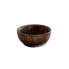 Raw Dark Wood Dish Objects & Accents