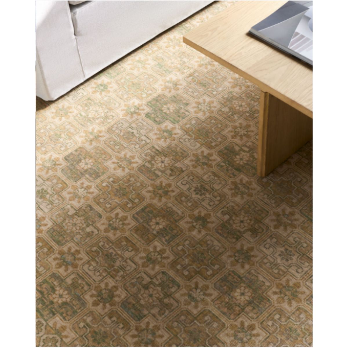Renaissance Handmade Rug- Olive Rugs