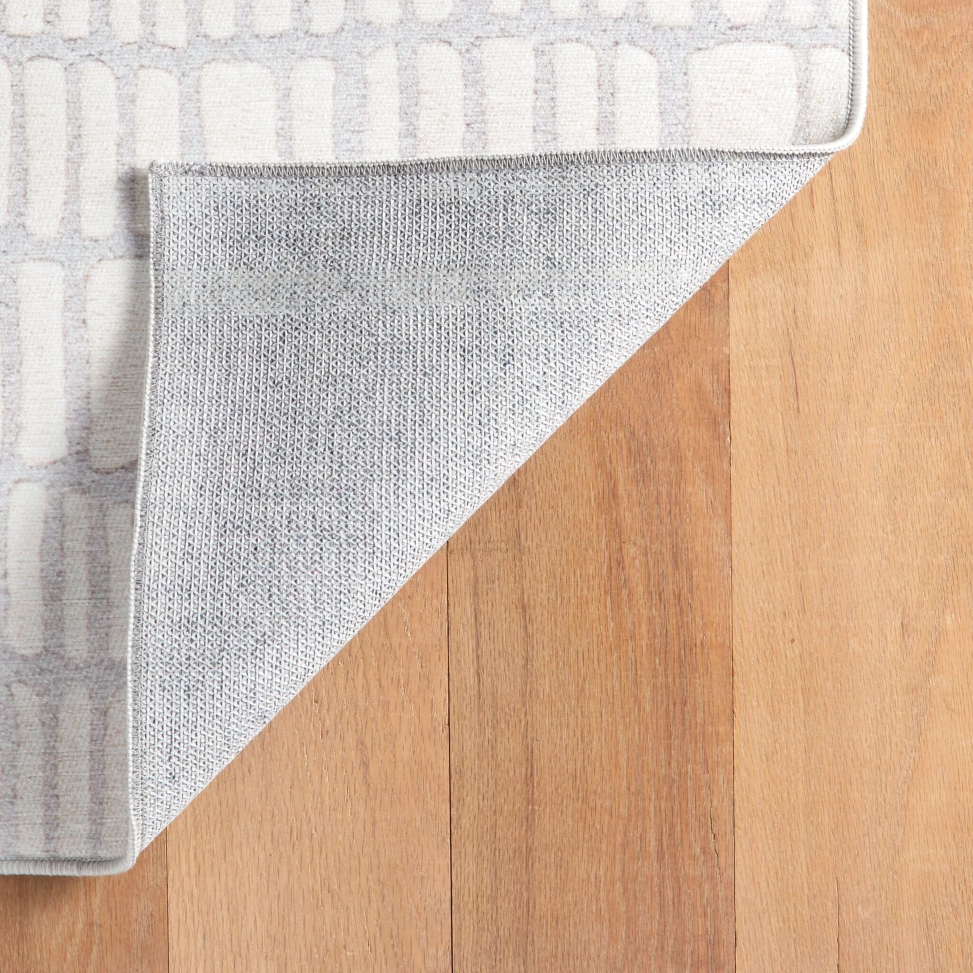 Roark Ivory Machine Washable Rug Machine Washable Rug