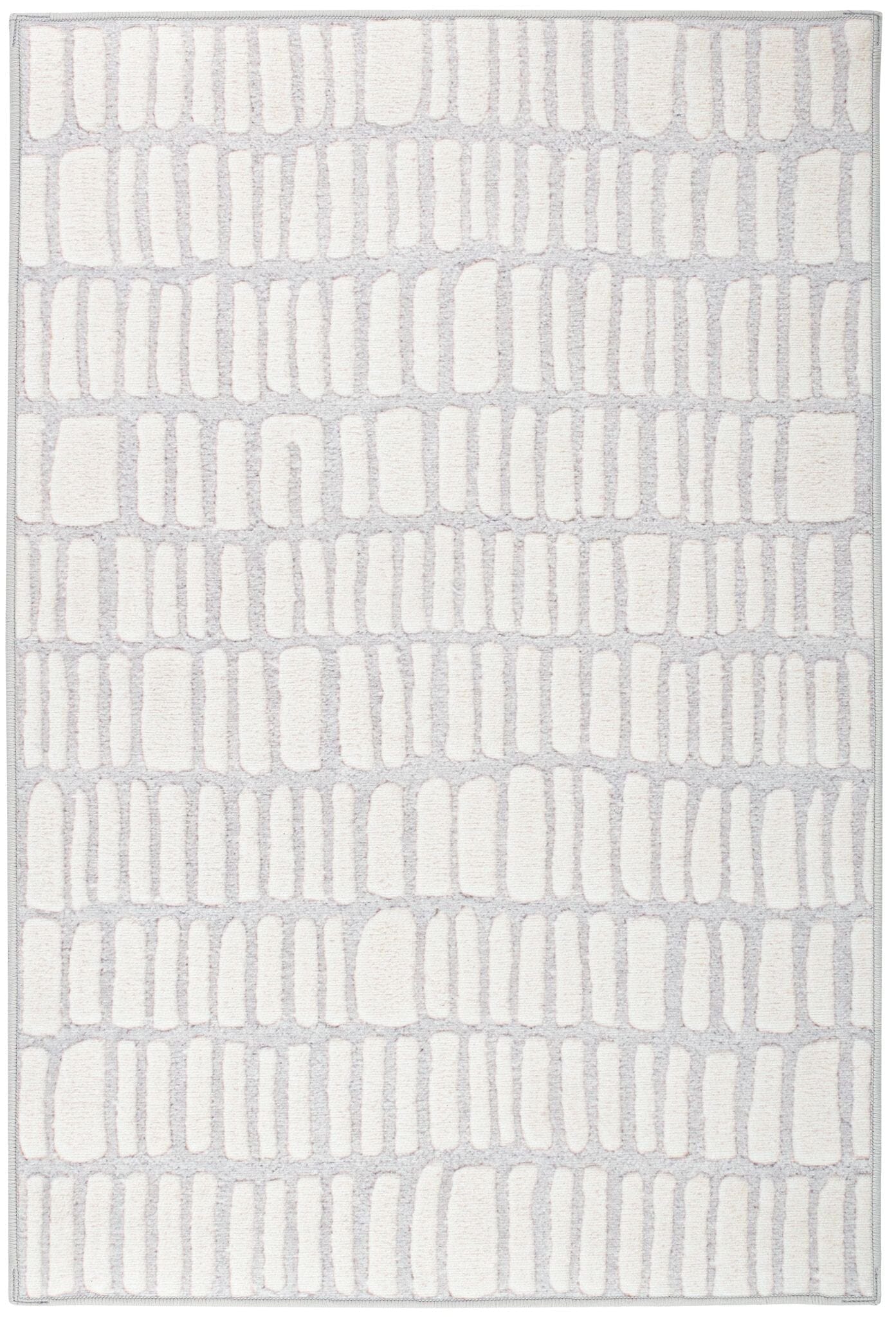 Roark Ivory Machine Washable Rug Machine Washable Rug