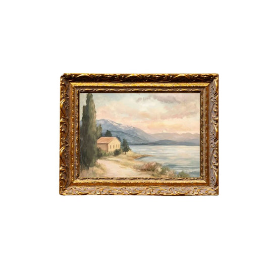 Rocky Mountain Cottage | French Brass Gold Mould Framed Art Objects & Accents